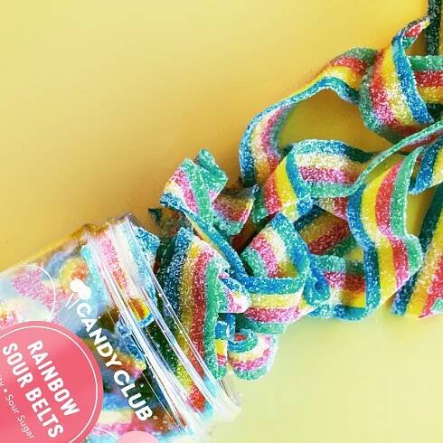 Rainbow Sour Belts | Candy Club