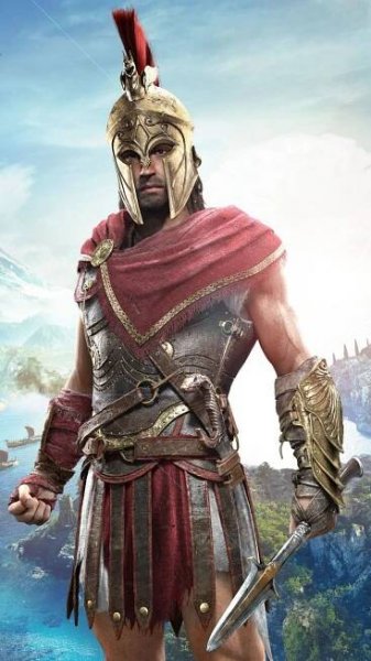 Alexios Spear Odyssey iPhone Wallpaper