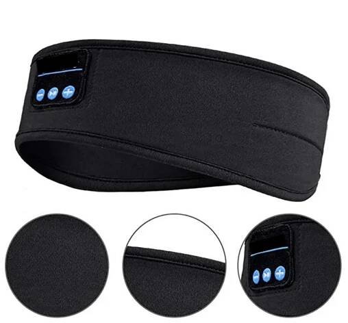 ŘEMÍNEK NA HLAVU A OČI PRO SPANÍ A BĚHÁNÍ, BLUETOOTH REPRODUKTOR TRÉNINK