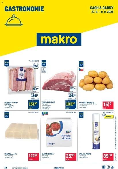 Makro leták - Gastronomie od 27. 8. | Kupi.cz
