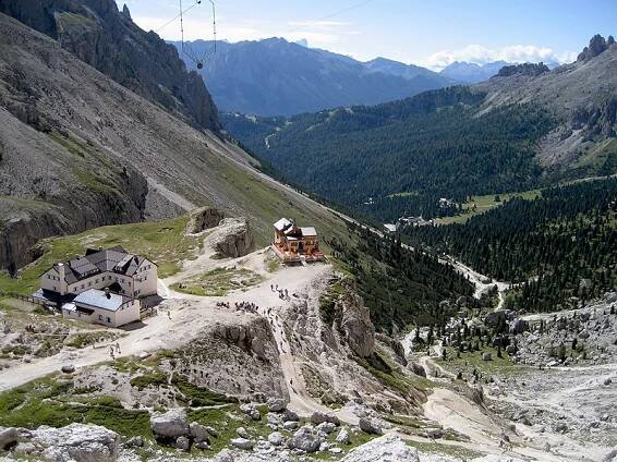 Rifugio Paul Preuss - Pozza di Fassa - Torri del Vajolet - Dolomiti