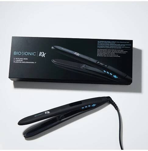 Bio Ionic 10x 1-Inch Styling Iron, Main, color, Black