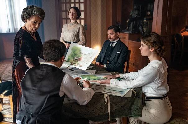 Hotel Evropa - Epizoda 1 - Z filmu - Nicole Heesters, Jonathan Berlin, Katharina Schüttler, Benjamin Sadler, Pauline Rénevier