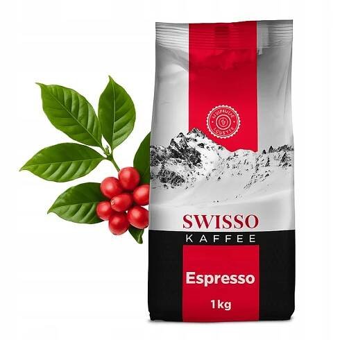 Káva Zrnková 100% Arabica 1 kg - Swisso Kaffee Espresso - Aromatická