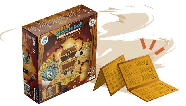 Scottie Go! Coding Adventures Golden City - Scottie Go! Gry do nauki programowania dla dzieci.