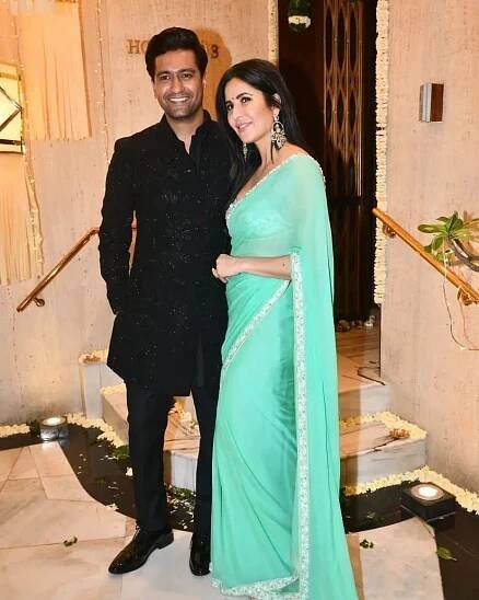 Katrina Kaif And Vicky Kaushal At Manish Malhotra Diwali Party