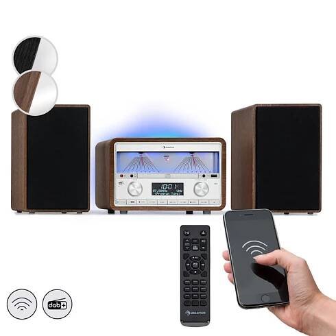 Elton, stereo systém, CD, BT, MP3, DAB+, FM rádio, VU metr, podsvícení