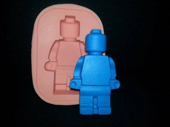 Silikonová formička lego panáček velký 2100