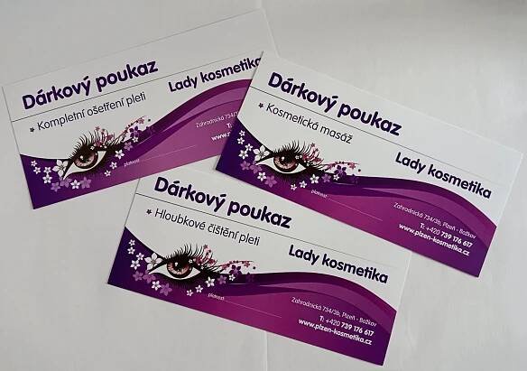 Dárkové poukazy :: Plzen-kosmetika