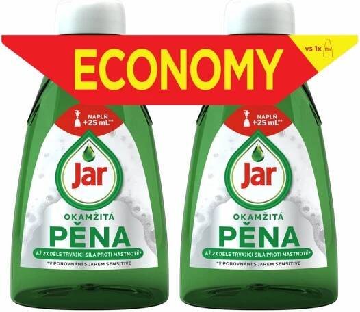 Jar pěna na nádobí náplň 2 x 375 ml