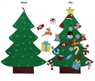 Hřejivý DIY vánoční stromeček novoroční dárky Dětské hračky Umělý stromeček Vánoční dekorace