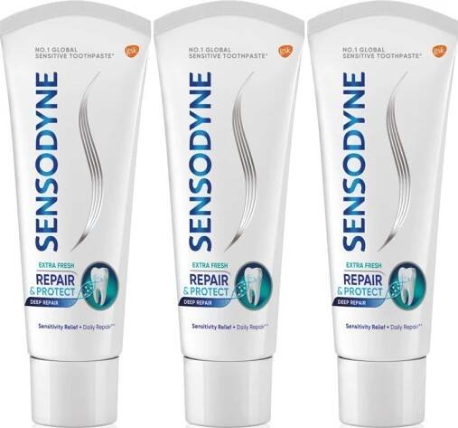 Sensodyne Repair & Protect Extra Fresh 3x 75 ml od 365 Kč