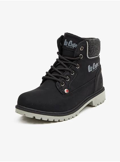 Lee Cooper Černé holčičí kotníkové boty Lee Cooper