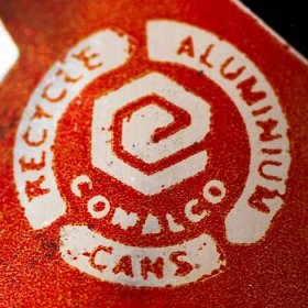 The Comalco logo on the Export Cola can