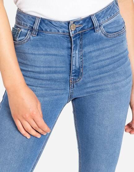 Džínsy - Skinny Fit - modra