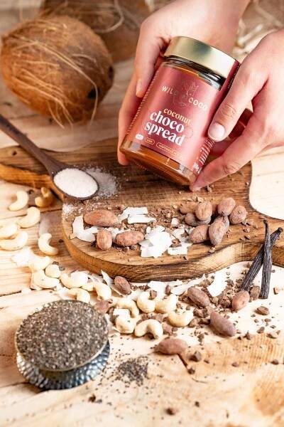 Kokosová pomazánka čokoládová BIO | Wild & Coco CZ