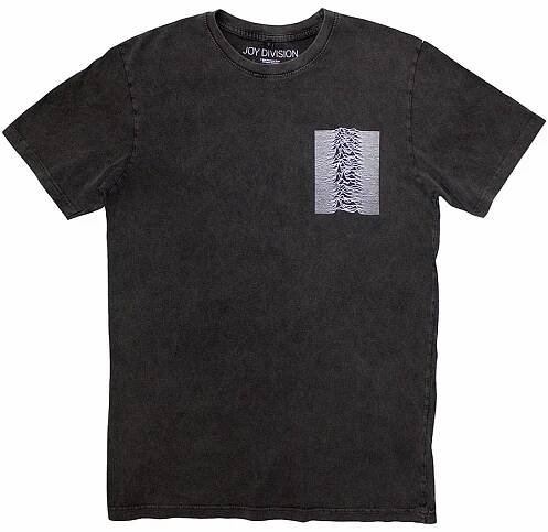 Joy Division tričko, Pulsar Pocket Wave Stone Wash Charcoal Grey, pánské | Musicwear - Trička, mikiny