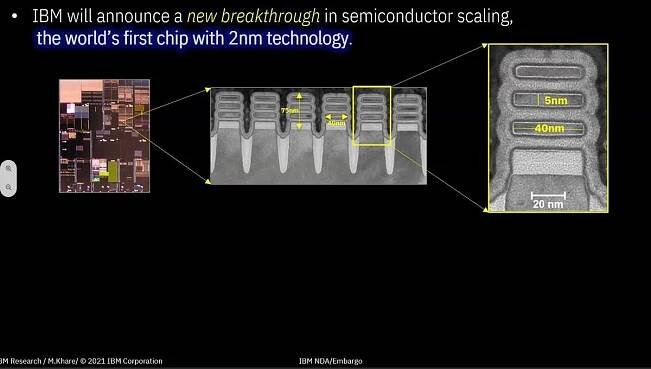 IBM 2nm node Intel