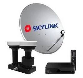 SET pro montáž SKYLINK - Kaon MZ-52, parabola 80, LNB monoblok SINGLE
