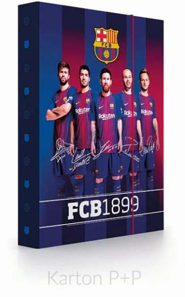 Karton P+P Box na sešity A4 Jumbo FC Barcelona 5-70518
