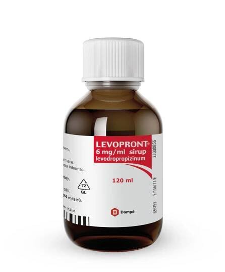 Levopront 6mg/ml sirup, 120ml | Moje lékárna
