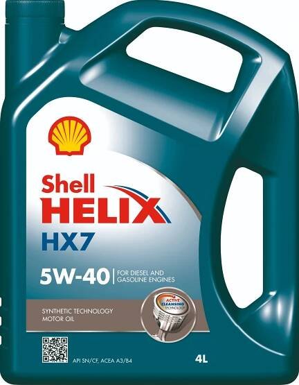 Shell Helix HX7 5W-40 4L
