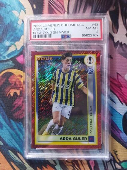 2022 Merlin ARDA GULER RC Rookie /299 PSA 8 Real Madrid