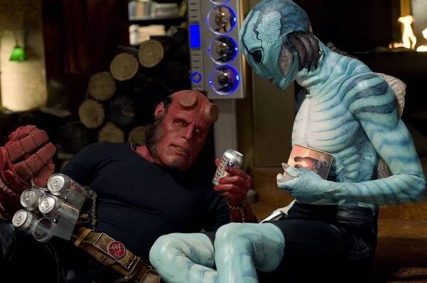 Hellboy 2: Zlatá armáda - Z filmu - Ron Perlman, Doug Jones