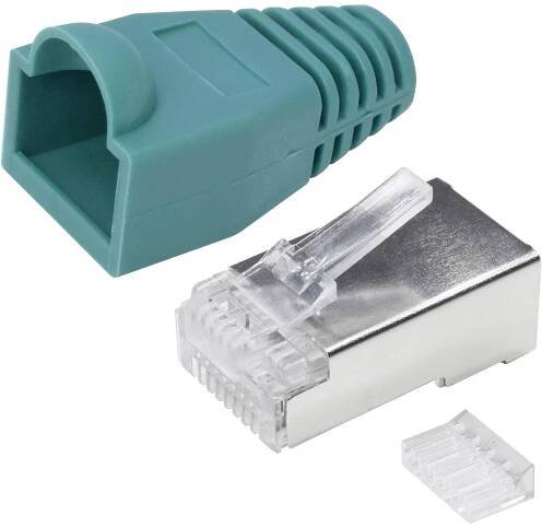 Quadrios, 1906C167, RJ45 konektor, RJ45, CAT 6, piny:8P8C, 25 ks : Půhy.cz