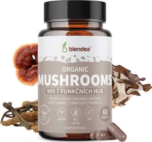Blendea Mushrooms BIO 60 cps.