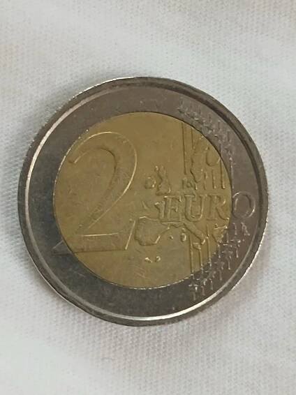 2 euro Dante Alighieri 2002, Itálie, chyborazba