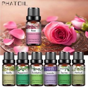 PHATOIL 10/20/30ML Patchouli Plant Essential Oil for Spa Boost Immunity Skin Care Purify the Air Bactericide Lavender Rose Water Soluble Oil – buy at low prices in the Joom online store