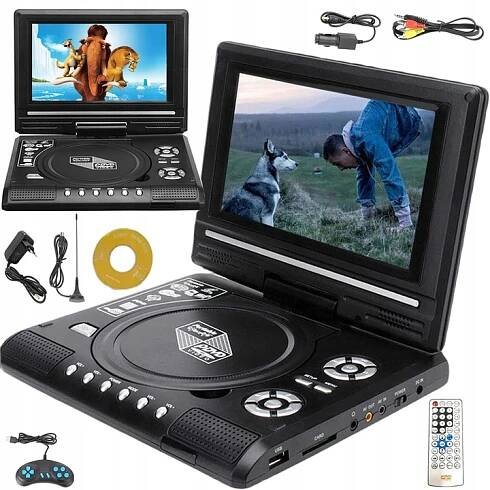 PŘENOSNÝ DVD PŘEHRÁVAČ DO AUTA S MP3 KONZOLÍ