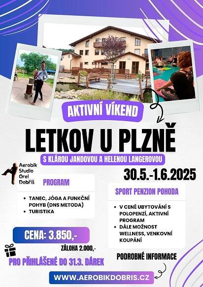 AKTIVNÍ VÍKEND - Aerobik Studio Orel Dobříš