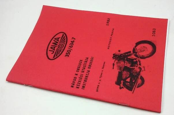Jawa 350/634-7 - návod k obsluze,1982 reprint - Image 5