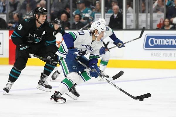 NHL: Vancouver Canucks at San Jose Sharks