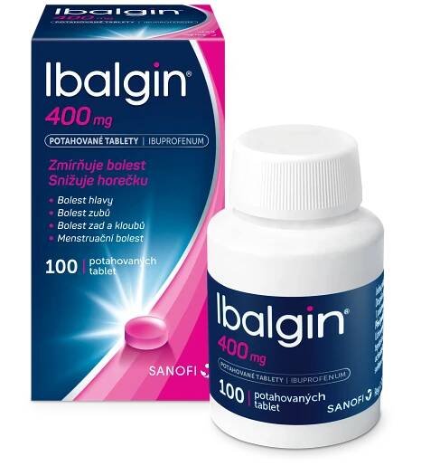 Ibalgin 400 mg 100 potahovaných tablet | Alphega.cz