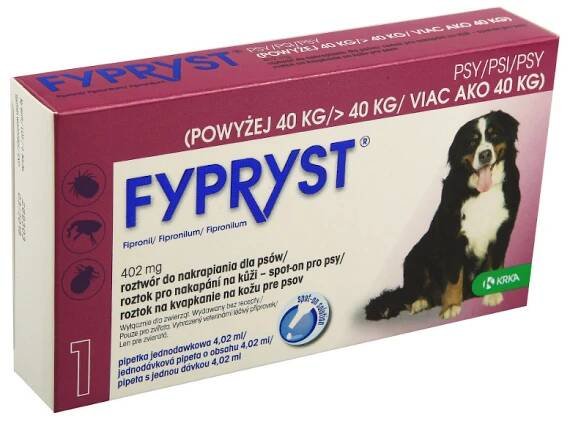 Fypryst 402mg spot-on pro psy 1x4.02ml