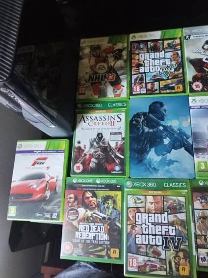 Xbox 360 + 15 her + Tv