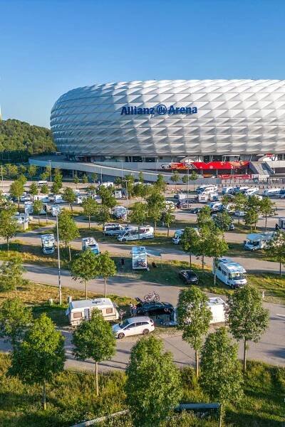 Parking for caravans