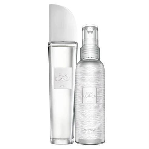 AVON PUR BLANCA SADA TOALETNÍ VODA 50 ML + MLHA 100 ML