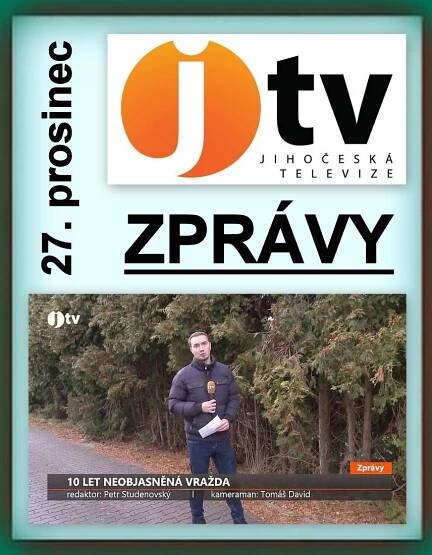 JIHOČESKÁ TELEVIZE: Zprávy 27. prosince 2018 (video)Za krásnější Vimperk