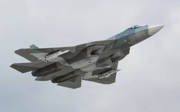 Ruské stíhačky Su-57 s nejnovějšími motory Izdělije 30 | Armádní noviny