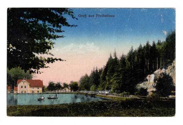 HÁJ VE SLEZSKU / Freiheitsau. Gruss aus Freiheitsau.
