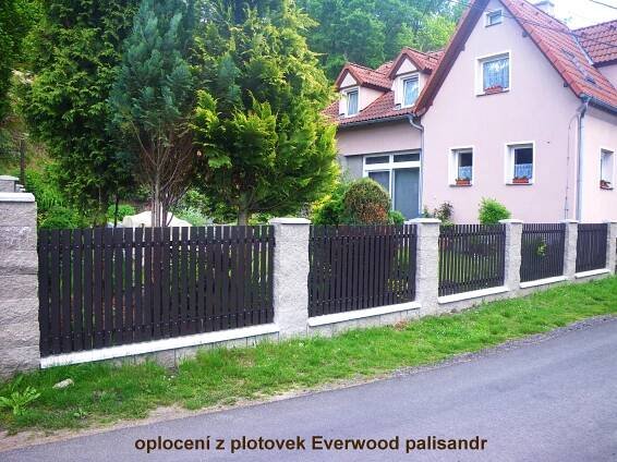 Ploty z materiálu Everwood | PRONY s.r.o. – parapety, ploty, brány