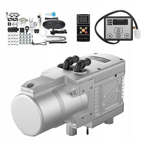 NEZÁVISLÉ VODNÍ TOPENÍ 5KW 12V DIESELOVÝ/BENZÍNOVÝ OHŘÍVAČ LCD