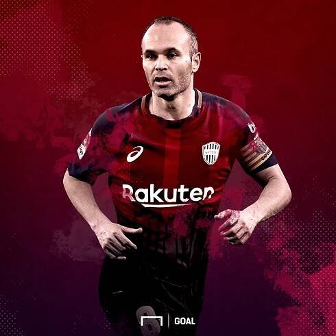 EMBED ONLY Andres Iniesta Vissel Kobe GFX