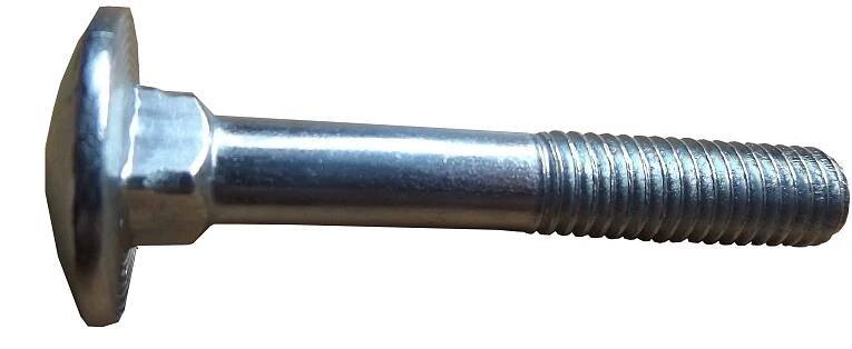 Šroub vratový M8x50 ZB DIN 603 4.8