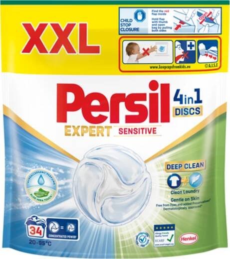 Persil Deep Clean Expert Sensitive Discs 4v1