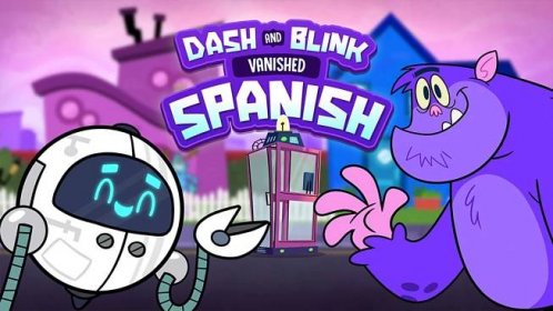 KS2 Spanish free game - Learn Spanish language vocabulary and grammar - Dash and Blink primary school game